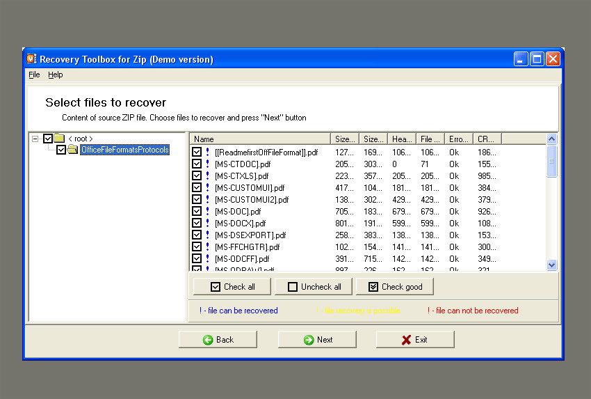 Recovery Toolbox For Zip Recover Corrupted ZIP Files