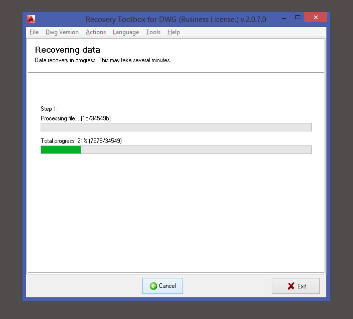 repair damaged dwg files