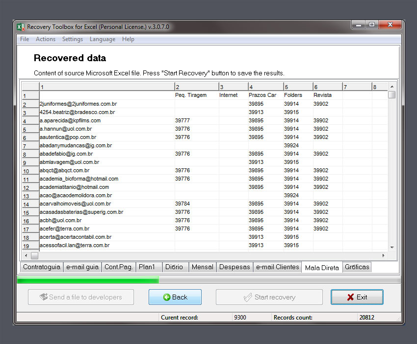 preview your data