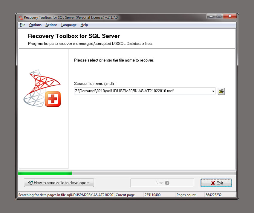 recover damaged data