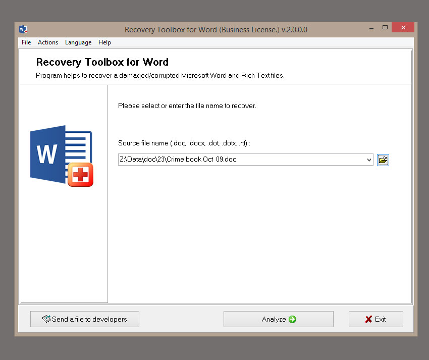 Восстановление word. Toolbox программа. Программа для восстановления pdf. Recovery Toolbox. Recovery Toolbox for Word