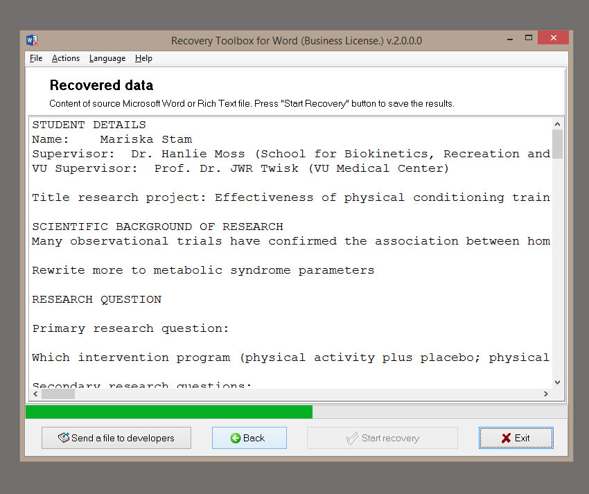 open corrupted word files